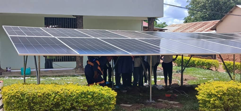 1st cohort of solar students at FIMAT